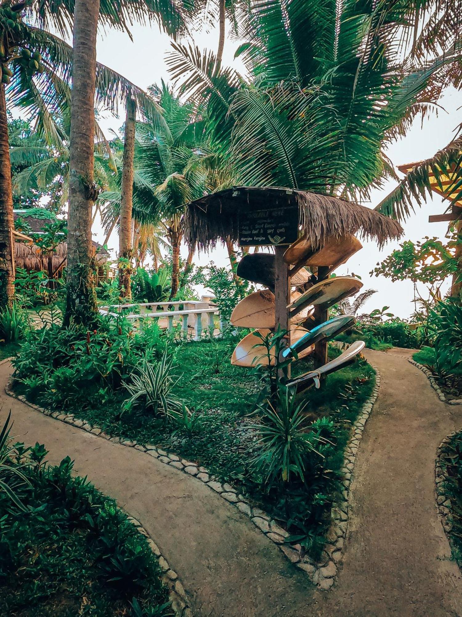 Shakabrah'S Beachfront Kubo جنرال لونا المظهر الخارجي الصورة